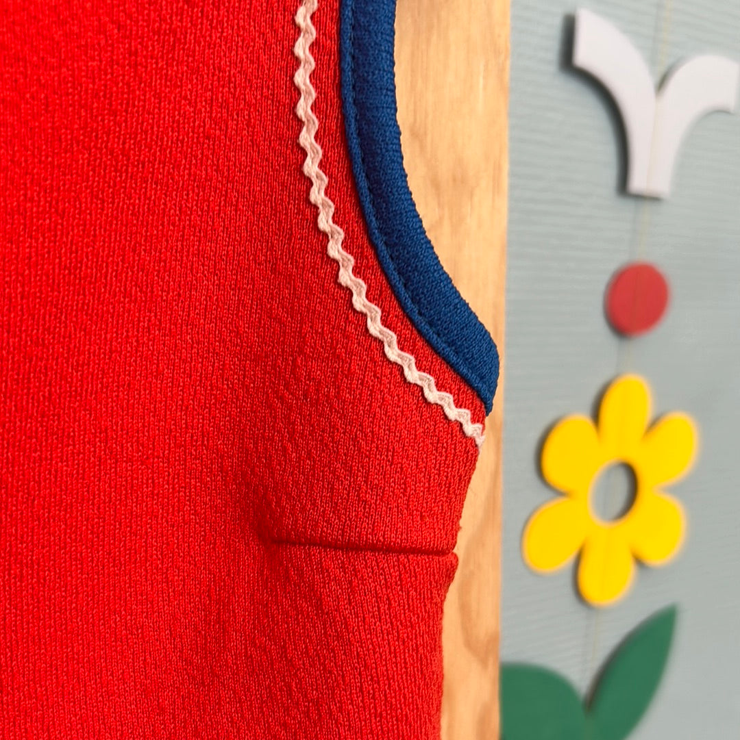 Robe fleurs brodée