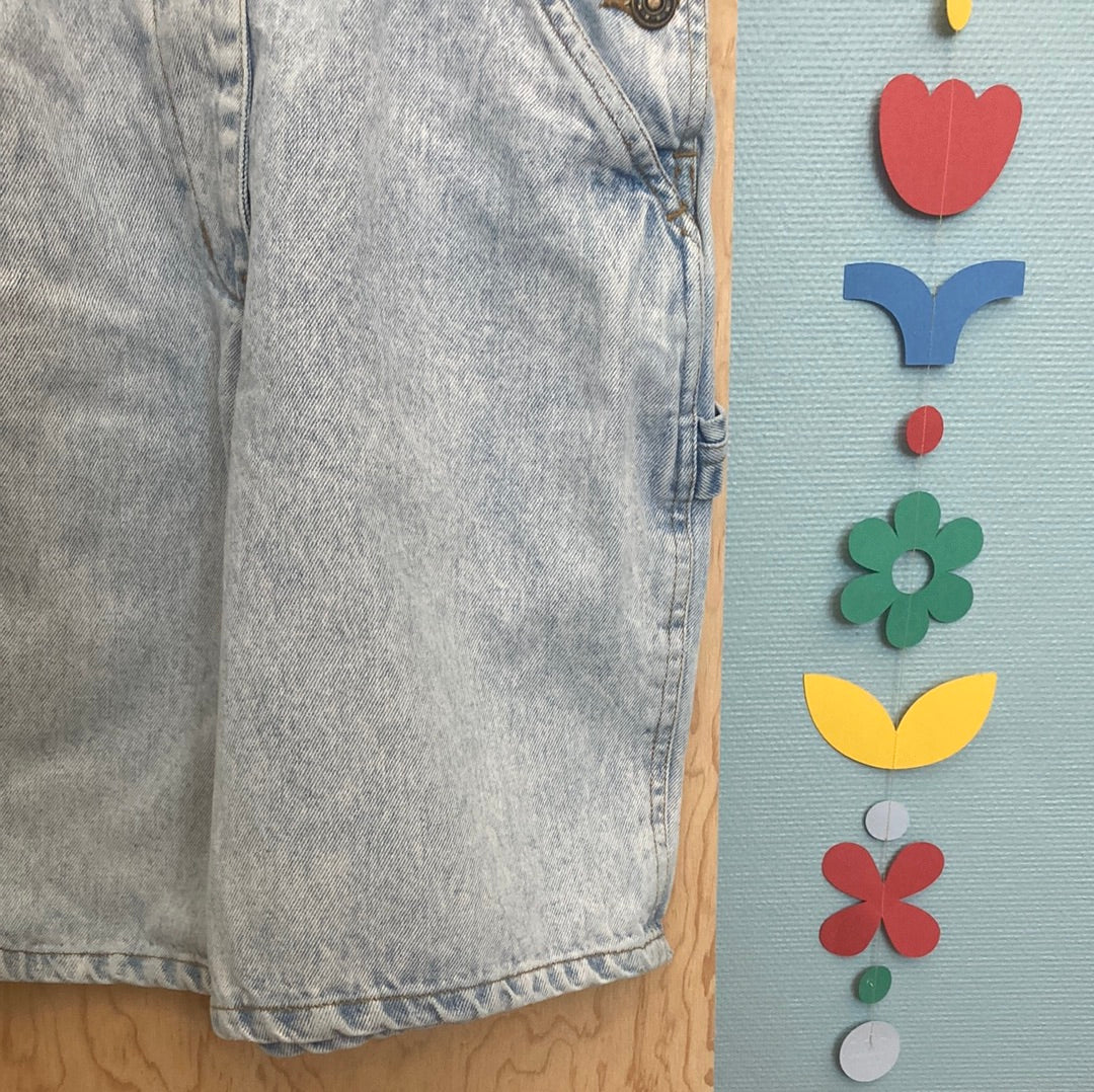 Salopette courte jean