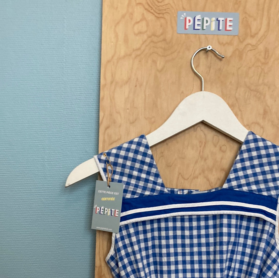 Robe Vichy bleue