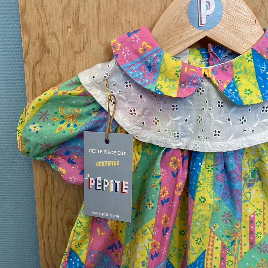 Robe pastel double col
