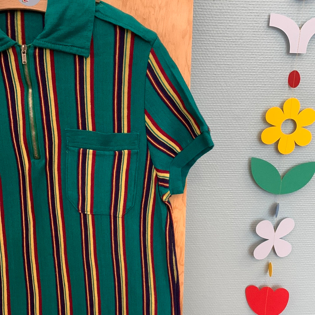 Polo zippé 70s