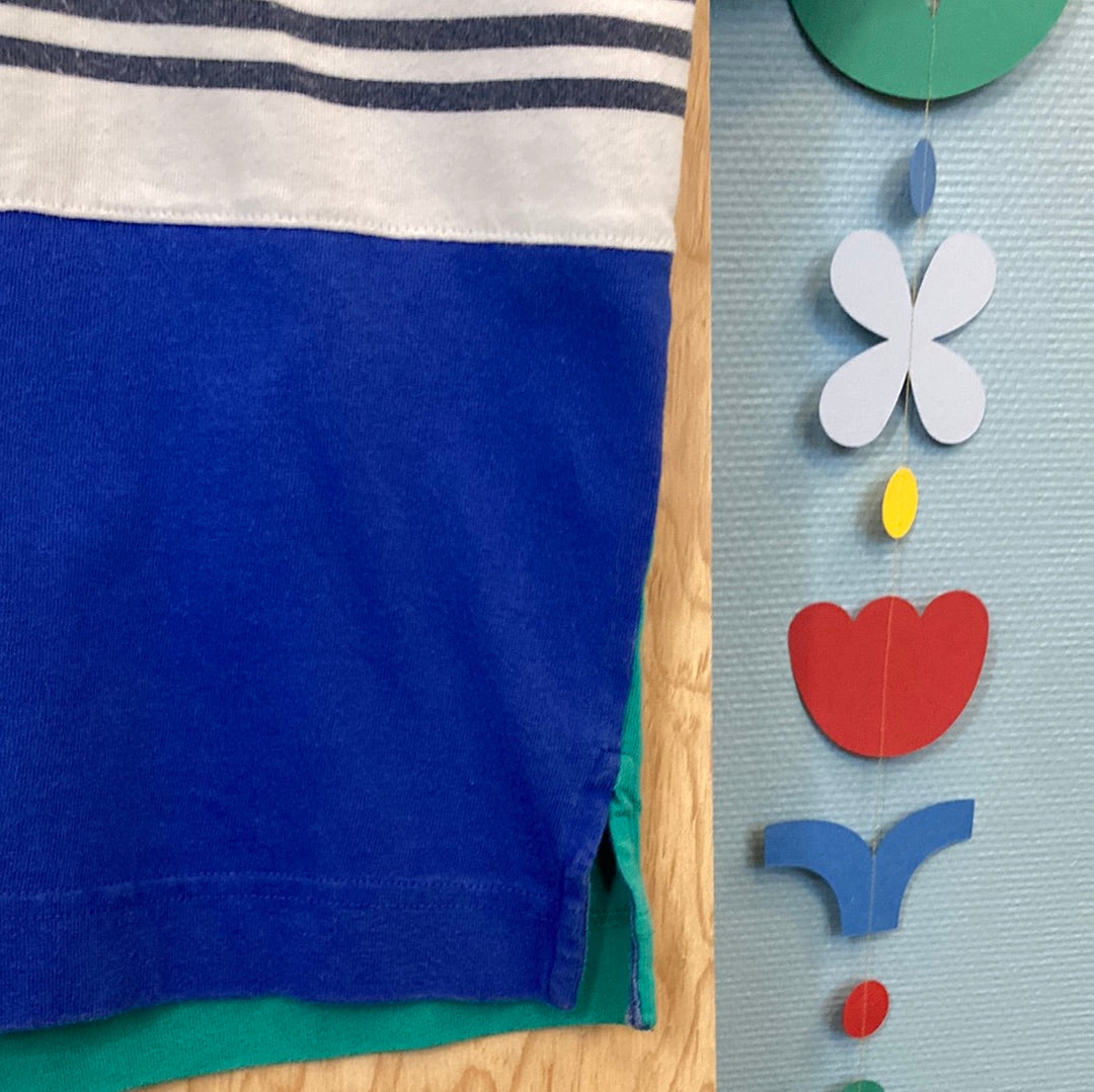 Polo vert Rayé