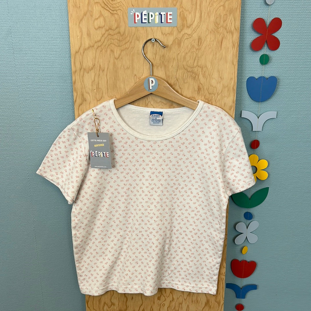 Teesh Old Navy fleurs pastel
