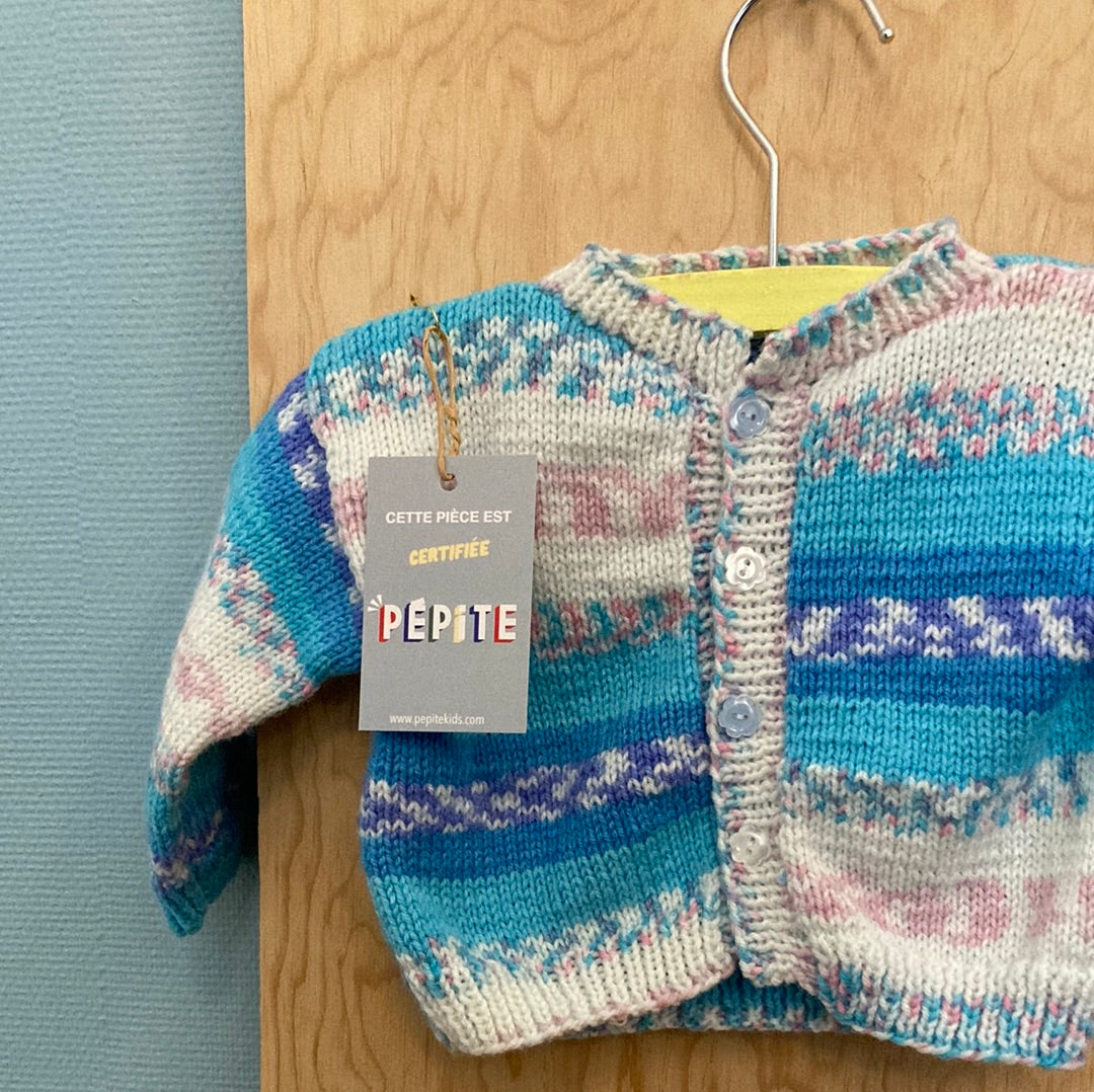 Gilet multicolore