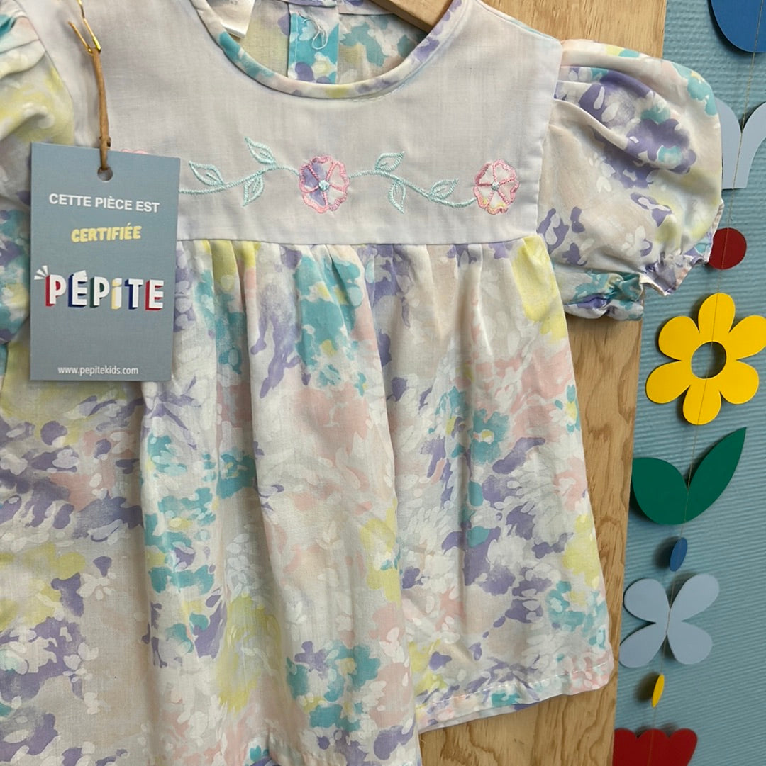 Blouse à fleurs