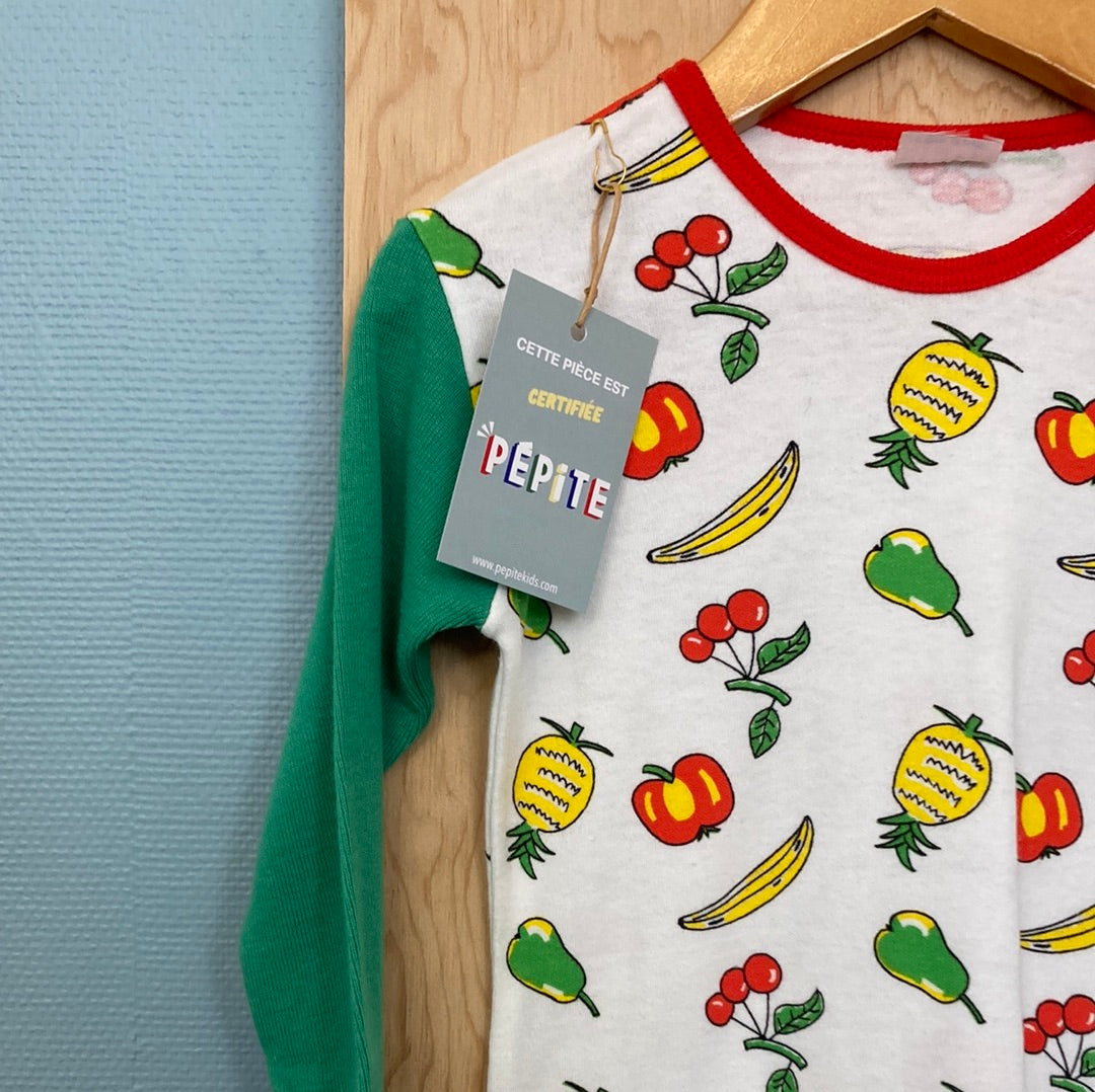 Robe jersey fruits