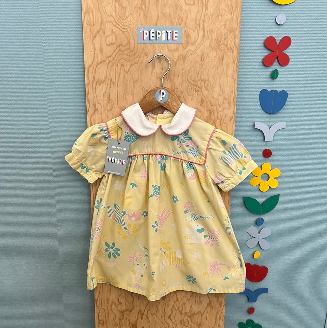 Robe girafe pastel