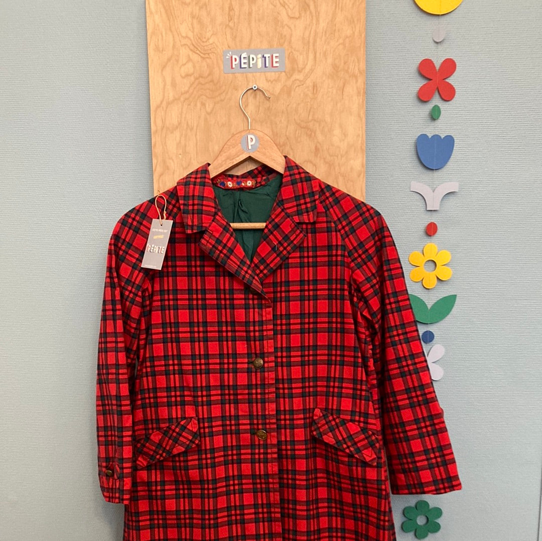Manteau tartan
