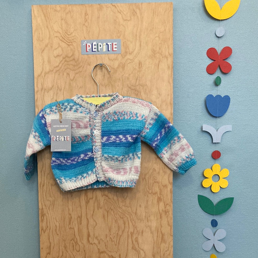 Gilet multicolore