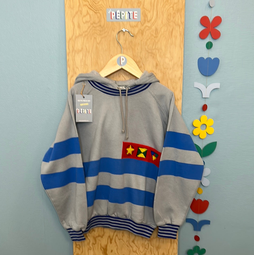 Sweat capuche 80s