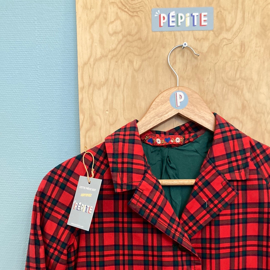 Manteau tartan