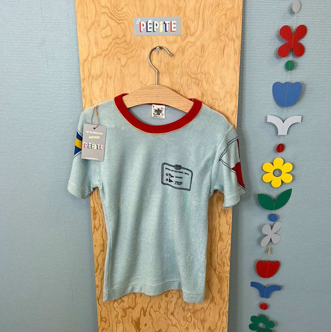Tee éponge bleu ciel