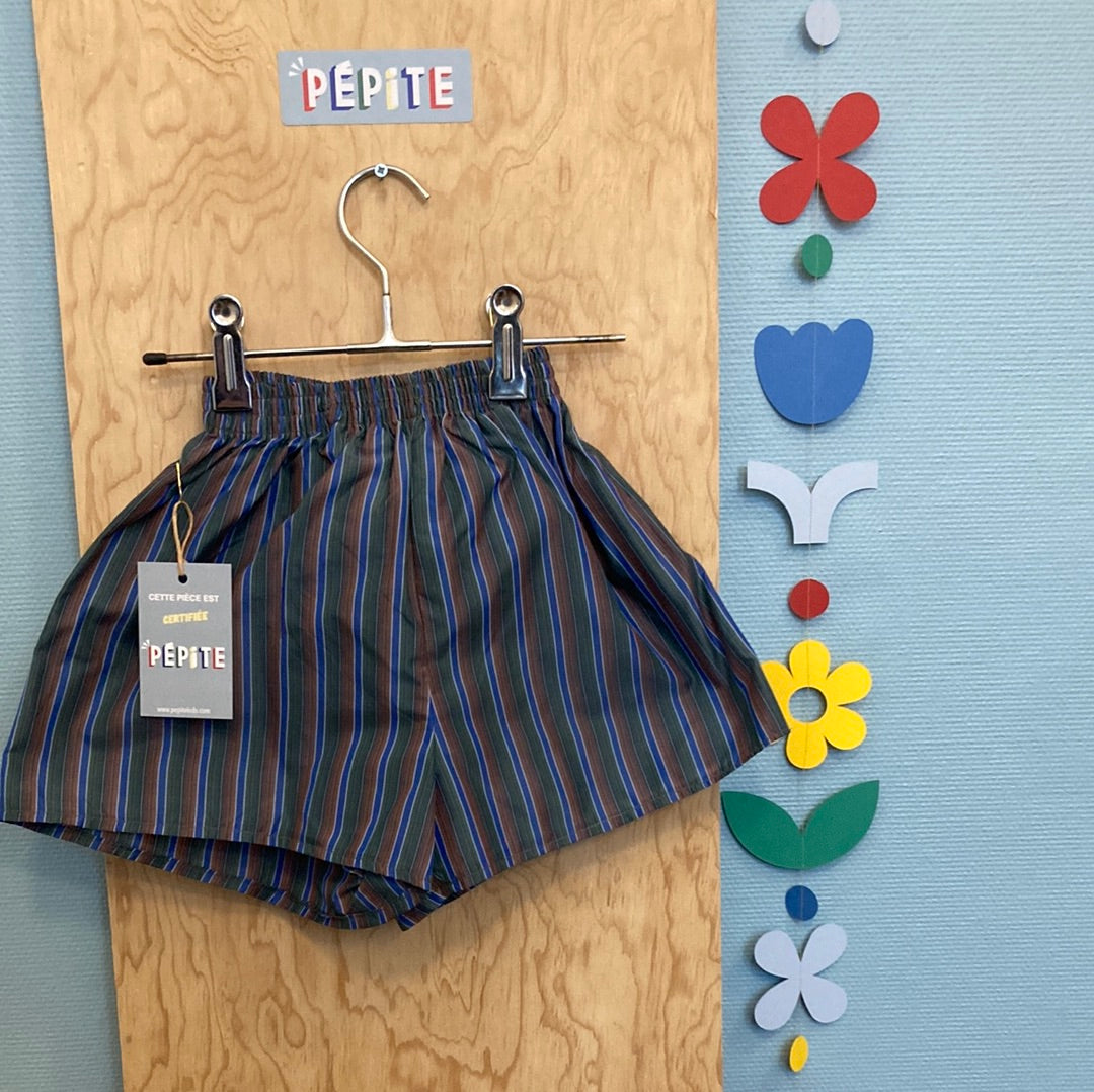 Short rayé