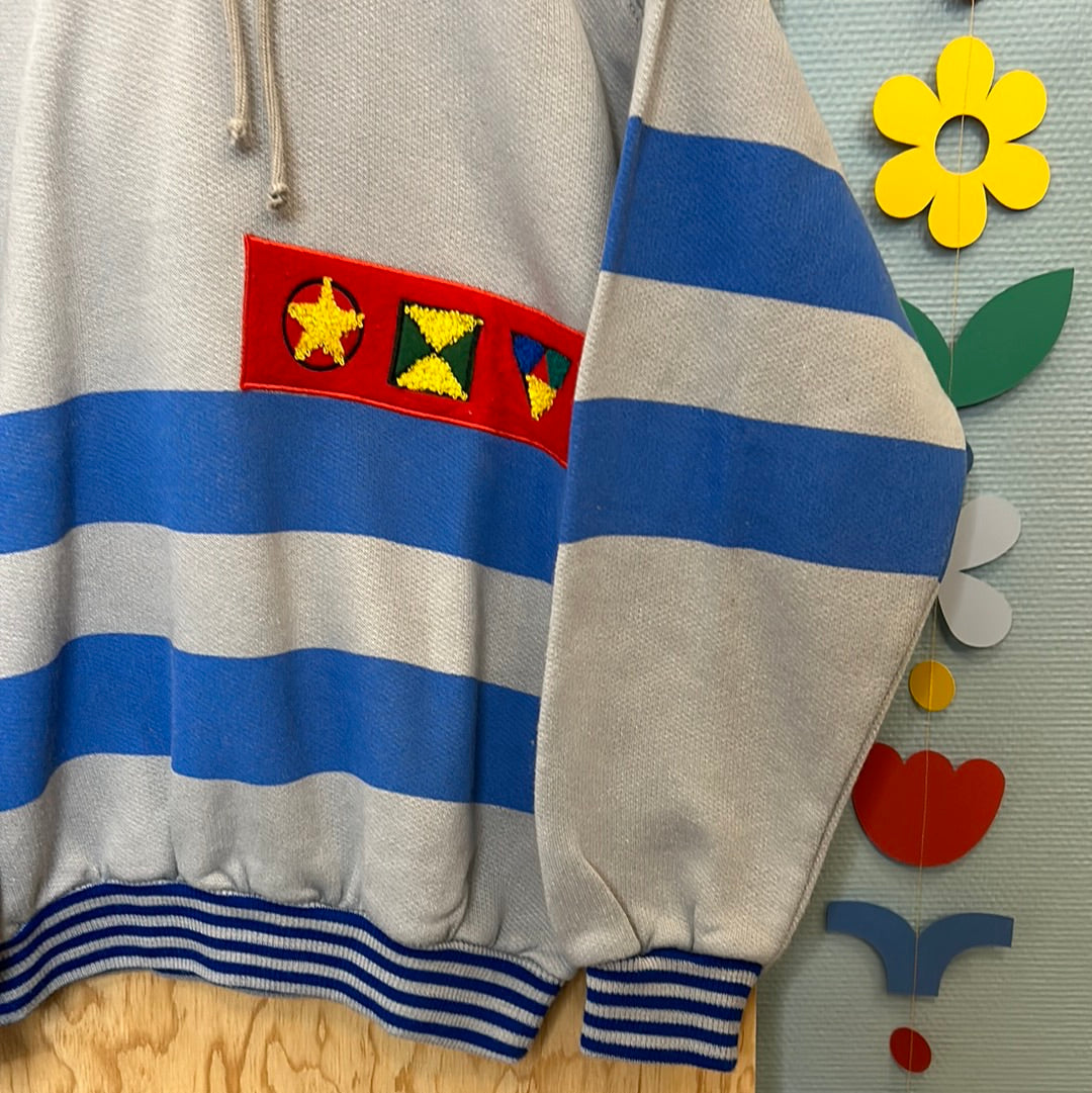 Sweat capuche 80s