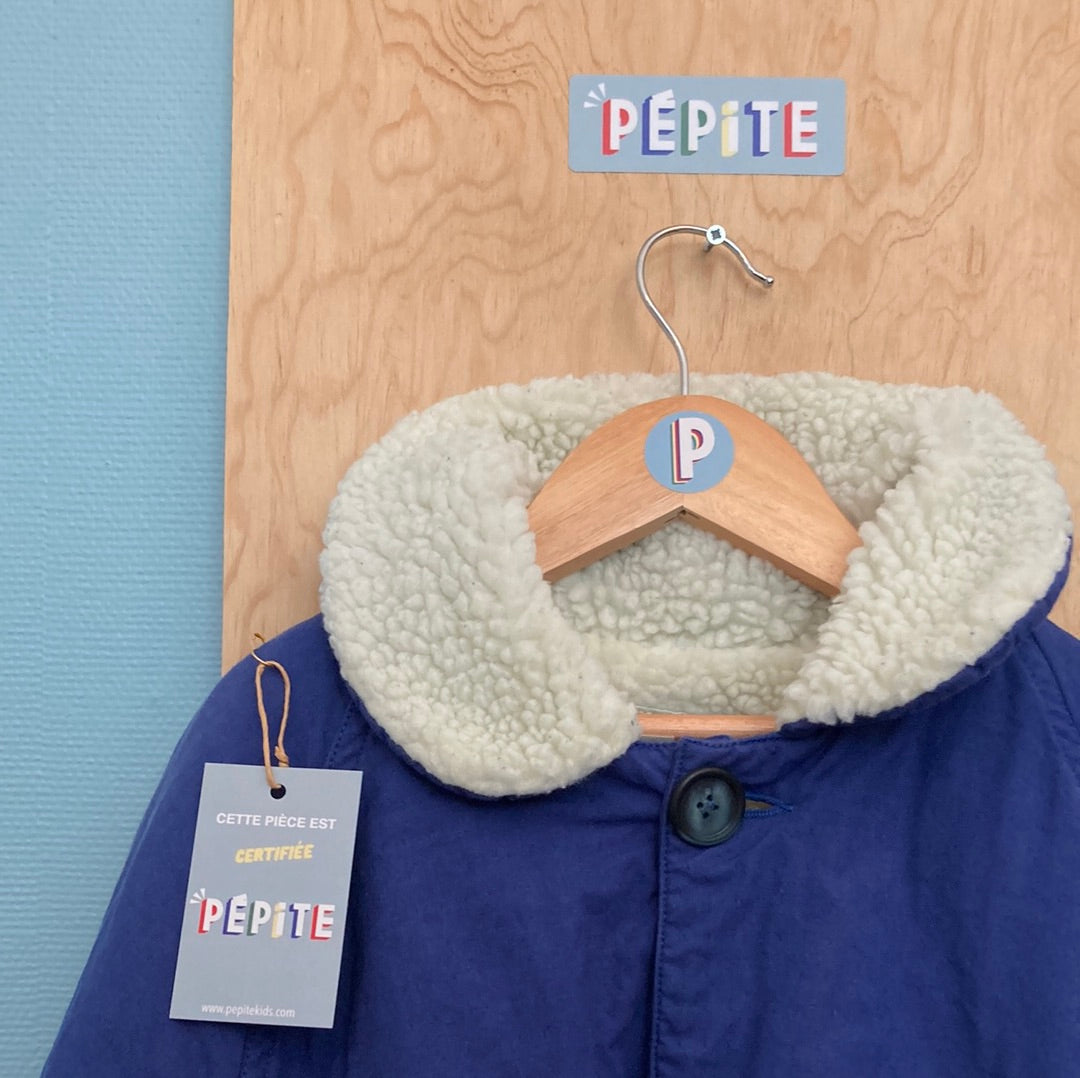 Manteau moumouté