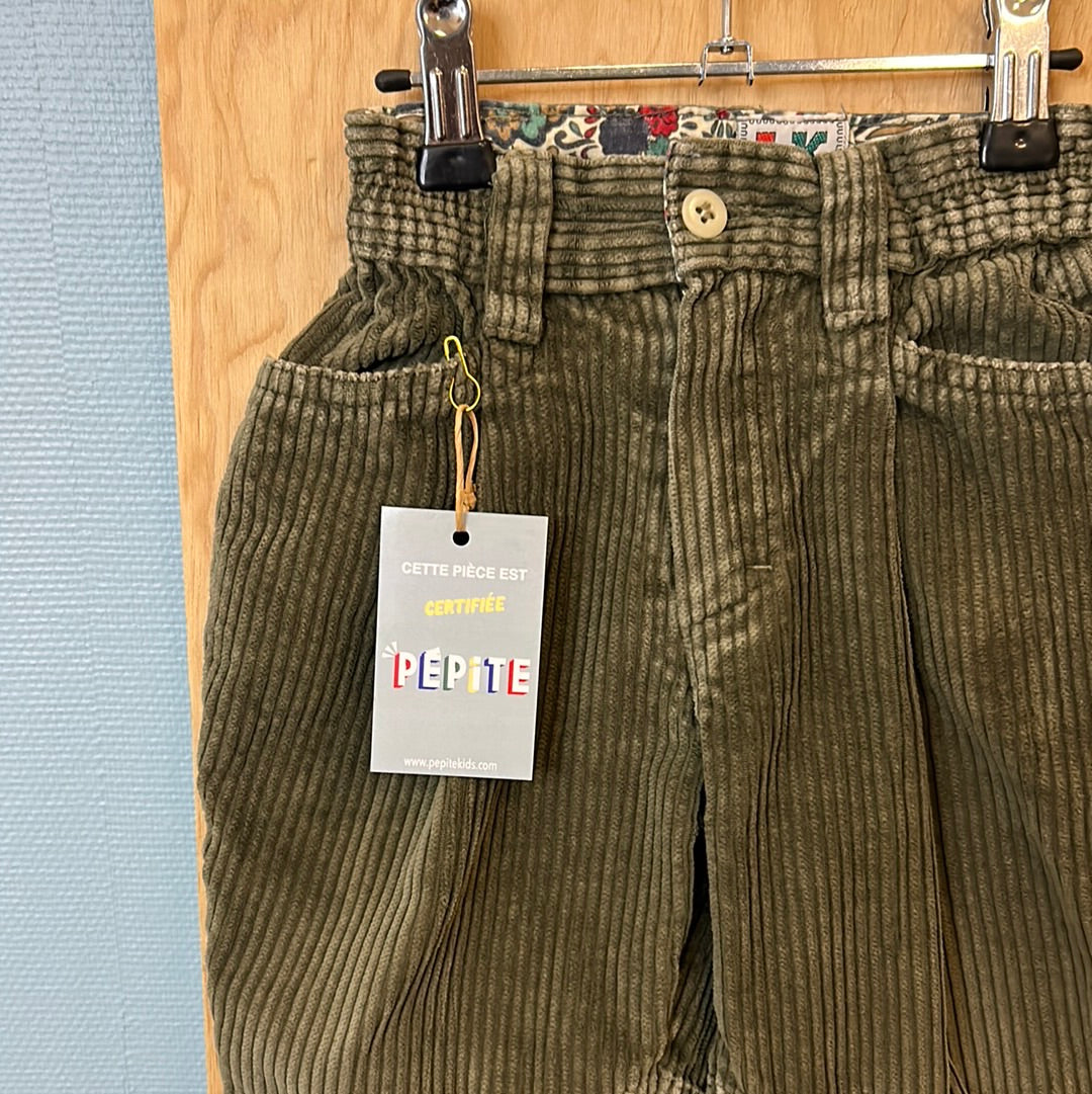 Pantalon velours côtelé