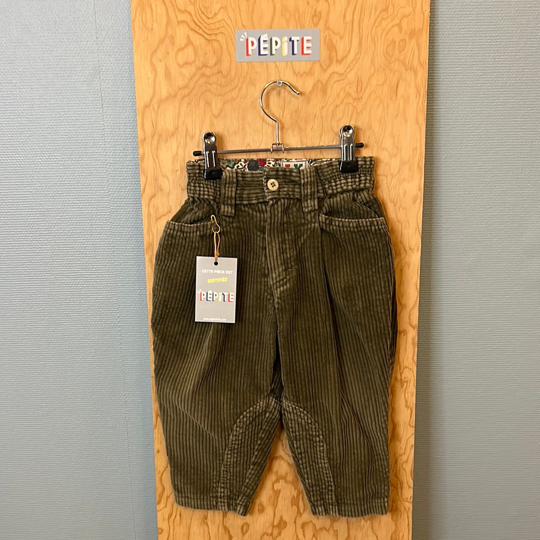 Pantalon velours côtelé