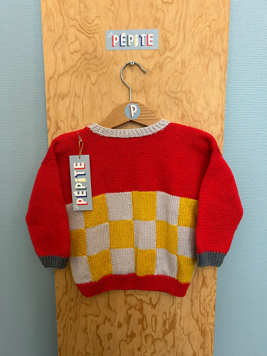 Pull de Joëlle damier