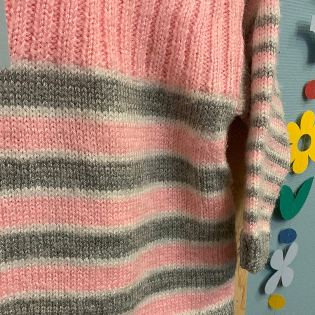 Pull fila rose et gris deals